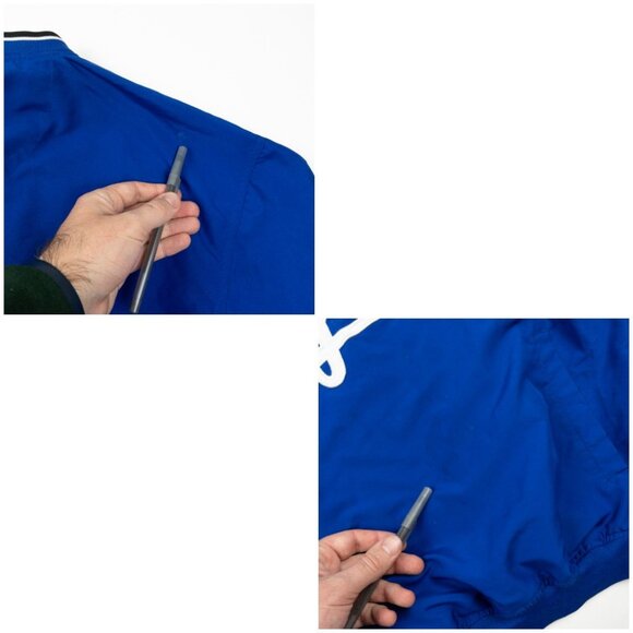 Kansas City Royals Nike Center Swoosh Windbreaker Men's Medium Pullover Blue - Picture 16 of 16